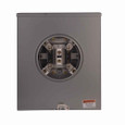 Eaton 1008717CH meter socket, Resi type cover, 200A, Under, Solid top, #6-350 kcmil, 4-jaw, 1-ph, #8-350 kcmil, Horn bypass, 3-wire, Ringless, 600 Vac