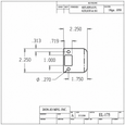 Don-Jo EL-175 Extended Lip Strike, 2-1/4" x 1-3/4" | 18 Gauge Commercial Door Strike