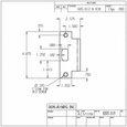 Don-Jo EST-115 Extended Lip ASA Strike, 4-7/8" x 1-1/2" for Commercial Door Applications