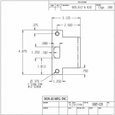 Don-Jo EST-125 Extended Lip ASA Strike, 4-7/8" x 2-1/2" for Commercial Doors