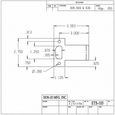 Don-Jo ETS-103 Extended Lip T Strike, 2-3/4" x 3", Non-Ferrous, Commercial Door Hardware