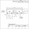 Don-Jo FL-208W Security Strike 8" x 1-3/4" Ferrous Steel Commercial Door Strike