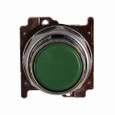 Eaton 10250T103-47 10250T pushbutton contact block, 10250T series, Heavy-Duty Pushbutton Assembled, Green, Chrome, 1ECNO-1NC, Non-illuminated, Flush mount, Momentary, NEMA 3, 3R, 4, 4X, 12, 13