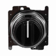 Eaton 10250T1342 10250T pushbutton, 10250T, Selector switch, 30.5 mm, Heavy duty, Cam 2, 60° throw, NEMA 3, 3R, 4, 4X, 12, 13, Non-illuminated, Three-position, Knob, Black actuator