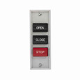 Eaton 10250H5303 10250T pushbutton,10250H, Assembled control station, 30.5 mm, Heavy-Duty, NEMA 1, Black, Flush, Die cast, OPEN/CLOSE/STOP, Surface, Three element