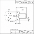 Don-Jo T9103 Extended Lip T Strike in Non-Ferrous Material, 2-3/4" x 3"