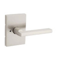 Kwikset KWI-740HFLRCT-S Halifax Lever with Rectangular Rose Entry Door Lock SmartKey with 6AL Latch and RCS Strike