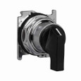 Eaton 10250T3053 10250T pushbutton, 10250T, 30.5 mm, Heavy-Duty, Cam 3, 60° throw, NEMA 3, 3R, 4, 4X, 12, 13, Three-position, Lever, Black actuator, Non-illuminated