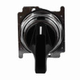Eaton 10250T3053 10250T pushbutton, 10250T, 30.5 mm, Heavy-Duty, Cam 3, 60° throw, NEMA 3, 3R, 4, 4X, 12, 13, Three-position, Lever, Black actuator, Non-illuminated