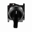 Eaton 10250T3042-Y3 10250T pushbutton, 10250T, 30.5 mm, Metal, 60° throw, NEMA 3, 3R, 4, 4X, 12, 13, Non-illuminated, Three-position, Lever, Black actuator, Chrome bezel