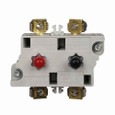 Eaton 10250T47C 10250T pushbutton contact block, 10250T series, Heavy-Duty, Assembled Push-Pull Units, 1ENCO-1NC (amber), NEMA 3, 3R, 4, 4X, 12, 13