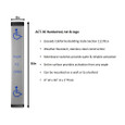 Cal-Royal Cal-Royal Vertical Actuator Bar 36" with Logo and Text for 8600 Series ACT-36