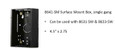 Cal-Royal Cal-Royal Surface Mount Box for Touchless Switch 8600 Series CAL-8640