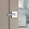 Kwikset 730LSL Lisbon Lever Set Reversible Door Lock for Bedrooms, Bathrooms