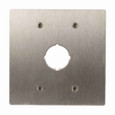 Eaton 10250TS1 10250T pushbutton enclosure cover, 10250T series, Pushbutton Enclosure Cover, Stainless steel, Flush mount and plate, NEMA 1, single element