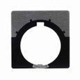 Eaton 10250TS76 10250T pushbutton legend plate, 10250T series, Square 4-Position Legend Plate, Black, Legend: Blank legend, White, Custom, square Eaton 10250TS76 10250T pushbutton legend plate, 10250T series, Square 4-Position Legend Plate, Black, Legend: Blank legend, White, Custom, square