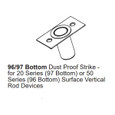 Detex Detex 96B Strike Kit Bottom Dust Proof Strike - for 50 Series Surface Vertical Rod Devices DTX-96B STRIKE KIT