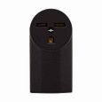Eaton 1232 power device receptacle, #12 - 4 AWG, 30A, Surface, 250V, Back, Black, NEMA 6-30R, Two-pole, Three-wire, Two-pole, three-wire, grounding, Screw, Glass-filled nylon, Power, Used with S42