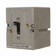 Eaton 1244C52G01 Navy and Marine complete molded case circuit breaker, AQB-A50, Complete breaker, Non-interchangeable thermal-magnetic trip type, 10A trip rating, Three-pole, 500 V, 5 kAIC, Naval, 60 Hz