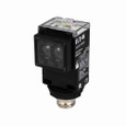 Eaton 1351E-6504 Enhanced 50 Series Photoelectric Sensor, Photoelectric, Right Angle, Sensor distance: 10 Ft., 3A max AC, SPDT Form C Relay, 3A at 240 Vac, 5 Pin Mini Connector, 12–240 Vdc 24–240 Vac input, Diffuse Reflective