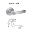 Yale Commercial Yale 6406LN Monroe Heavy Duty Service Station Lever Lock YAL-MO6406LN