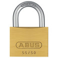 ABUS 55MB/50 C Solid Brass Padlock, 1" Shackle dia., 2" Width