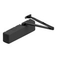 Hager 5100 Series Grade 1 Cast Iron Surface Mounted Door Closer, Multi-Mount Adjustable Sizing, Black Finish