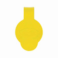 Eaton 15W arrow hart replacement closure cap, Yellow, 1000 psi, Santoprene, Used with watertight connector