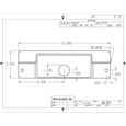 Don-Jo AL-211 Latch Protector for Out-Swing Aluminum Entrance Doors, 3-1/2" x 12", 12 Gauge Steel
