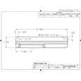 Don-Jo KLP-110 Latch Protector for Electronic Locks, 1-1/2" x 10" Stainless Steel, Out-Swing