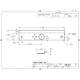 Don-Jo LP-312 Latch Protector for Adams Rite Outswing Doors in 12-Gauge Steel, 2-5/8" x 12"