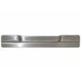 Don-Jo NLP-106 Narrow Latch Protector for Outswing Doors, 1-1/2" x 6" Stainless Steel, Works with Levers and Exit Devices