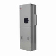 Eaton 1MCBE400R main circuit breaker, Group Metering, EUSERC, KD main breaker, 400A, Single-phase, 120/240V, 65 kAIC, Crimp lug landing pads (no lugs included), Three-wire, NEMA 3R enclosure, Aluminum bus, Overhead/underground feed