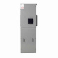 Eaton 1MCBE400R main circuit breaker, Group Metering, EUSERC, KD main breaker, 400A, Single-phase, 120/240V, 65 kAIC, Crimp lug landing pads (no lugs included), Three-wire, NEMA 3R enclosure, Aluminum bus, Overhead/underground feed