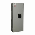 Eaton 1MCB1200R main circuit breaker, 1200A, Aluminum, NEMA 3R, Underground, 65 kAIC, NGS, Three-wire, Single-phase, 120/240V, (4) #4/0 AWG-500 kcmil, Gray