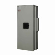 Eaton 1MCB1200R main circuit breaker, 1200A, Aluminum, NEMA 3R, Underground, 65 kAIC, NGS, Three-wire, Single-phase, 120/240V, (4) #4/0 AWG-500 kcmil, Gray