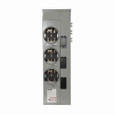 Eaton 1MM312RRLB residential meter stack, Multiple metering, 125A, Al, Bus: 800A, Horn bypass, NEMA 3R, Depends on selected main circuit breaker, Four-jaw, 3, Single-phase in/single-phase out, BR2_, BRH2_, BRHH2_, Ringless, 120/240V Eaton 1MM312RRLB residential meter stack, Multiple metering, 125A, Al, Bus: 800A, Horn bypass, NEMA 3R, Depends on selected main circuit breaker, Four-jaw, 3, Single-phase in/single-phase out, BR2_, BRH2_, BRHH2_, Ringless, 120/240V