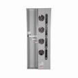 Eaton 1MP4206RC meter pack, 200A, Copper, Bus: 600A, No bypass, NEMA 3R, 4, Single-phase in/single-phase out, CCV2_X, CCVH2_X, CVS2_XMM, CV2_XMM, CVH2_XMM, Ring, 120/240V