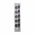 Eaton 1MM512RC residential meter stack, Amperage rating: 125A, Socket rating: 125A, Bus rating: 800A, Outdoor, Interrupt rating depends on selected main circuit breaker, Single-phase in/single-phase out, 5 Sockets, Copper, Ring, 120/240 Vac
