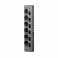 Eaton 1MM612RRLB residential meter stack, Amperage rating: 125A, Bus rating: 800A, Outdoor, Interrupt rating depends on selected main circuit breaker, Single-phase in/single-phase out, 6 Sockets, Aluminum, Ringless with horn bypass, 120/240 Vac, 4-ja