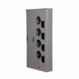 Eaton 1MP4124R meter pack, Group metering, Socket: 125A, 125A, Bus: 400A, Indoor/outdoor, Single-phase in/single-phase out, 120/240V