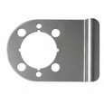 Don-Jo WSLP-104 Slipper Latch Protector, 5" x 4", 11 Gauge Stainless Steel for Out-Swing Doors