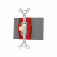 Eaton 2226V Arrow Hart industrial grade toggle switch,Maintained toggle,#14-10 AWG,20A,Flush,120/277V,Back/side,Screw,Ivory,Load type: Motor Control,Fan,LED,Incandescent,ELV,MLV,CFL,Flourescent,Halogen,Double-Pole,Brass,Urea,Pack of 10