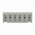 Eaton 25A3644G02 Magnum DS terminal block, Six Pole A7-A12