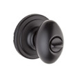 Kwikset KWI-730L Laurel Knob Privacy Door Lock with 6AL Latch and RCS Strike