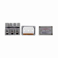 Eaton 372B155G02 molded case circuit breaker accessory complete fuse unit assembly, Complete fuse unit assembly, G02, 15-25 A, 500 V, 250 Vdc, Rear, AQB-F101A Fuse units, Frame J-K