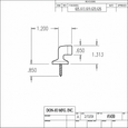 Don-Jo 1430 Floor Stop, Cast Brass, 1-1/4" Base, 1-5/16" Height