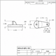 Don-Jo 1444 Floor Stop, 1/2" x 4" Base, 1-3/8" Height, Cast Brass