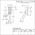 Don-Jo 1465 Kick Down Floor Door Holder in Solid Brass