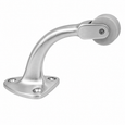 Don-Jo 1486 Roller Bumper Door Stop in Cast Brass with 4-1/2" Projection